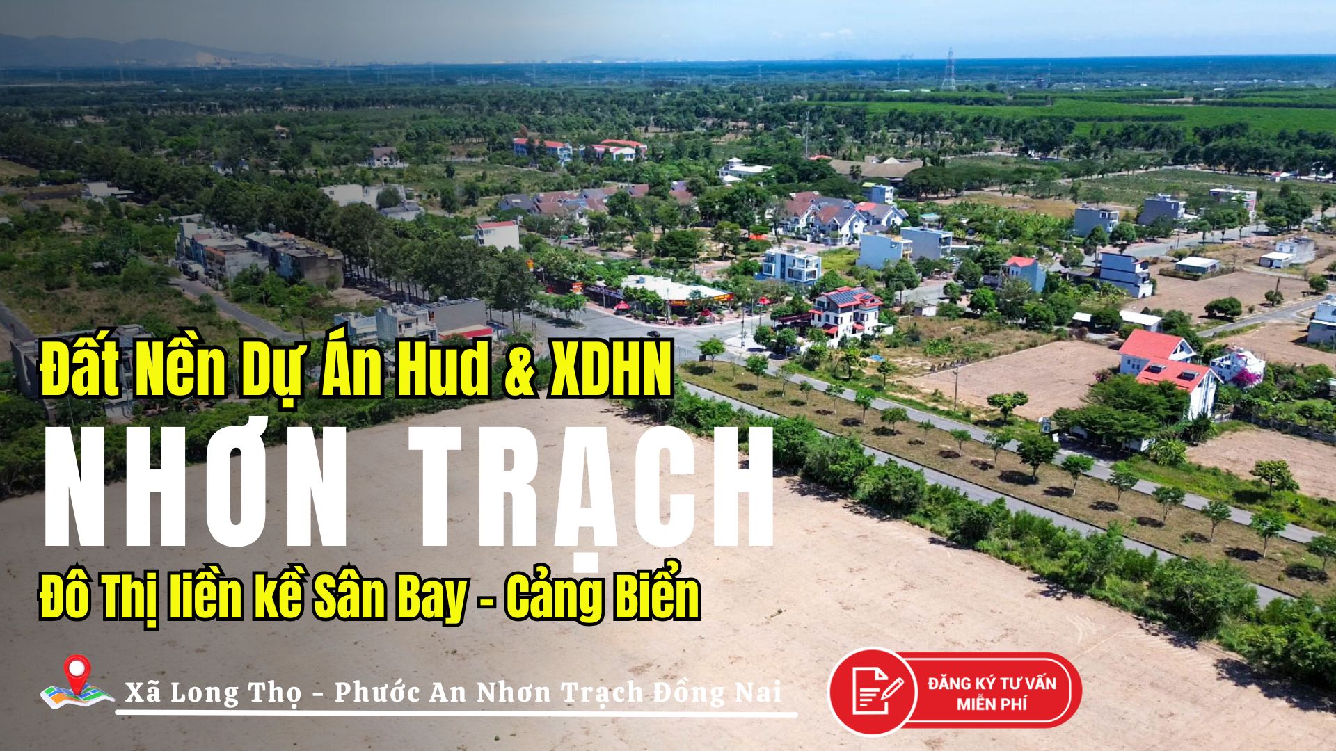 Cần bán 2 nền đất dự án HUD Nhơn Trạch - mặt sau đường Lê Hồng Phong lộ giới 53m. - Ảnh 2